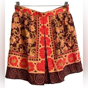 Anna Sui silk mini skirt